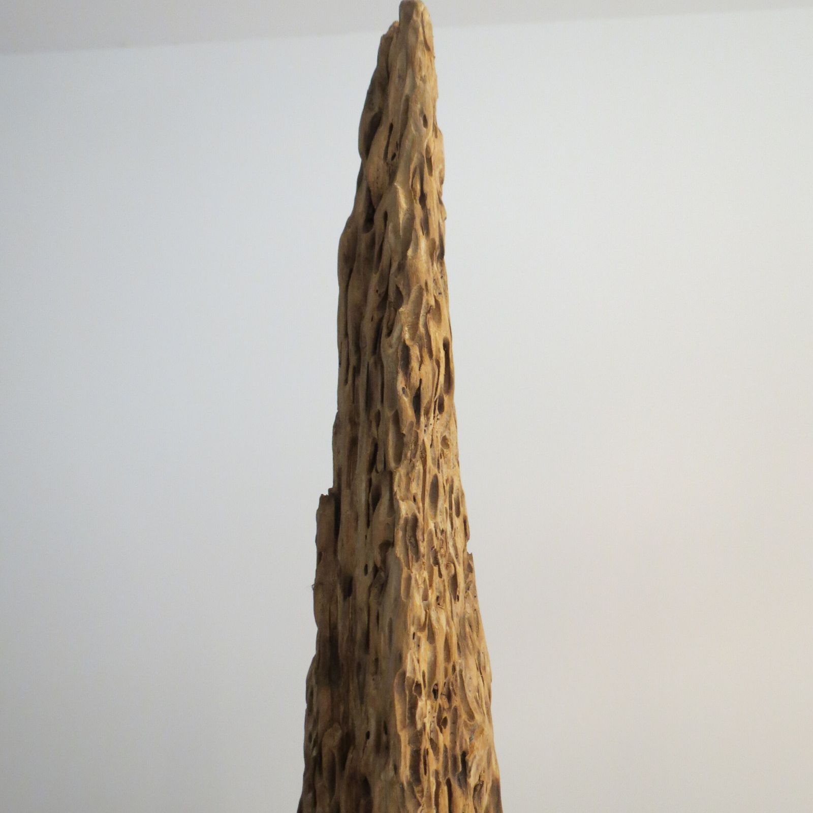 Tall Vintage Wooden Large Sculpture 1970s Mid Century photo buy