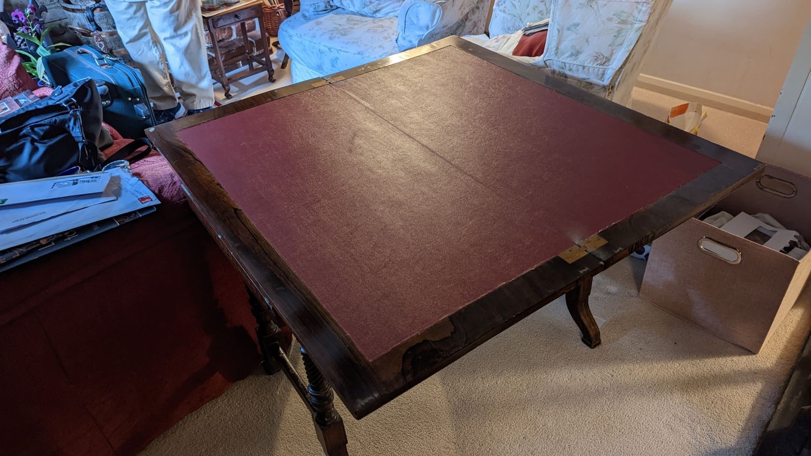 Victorian Rosewood And Satinwood Inlaid Card Table. photo buy