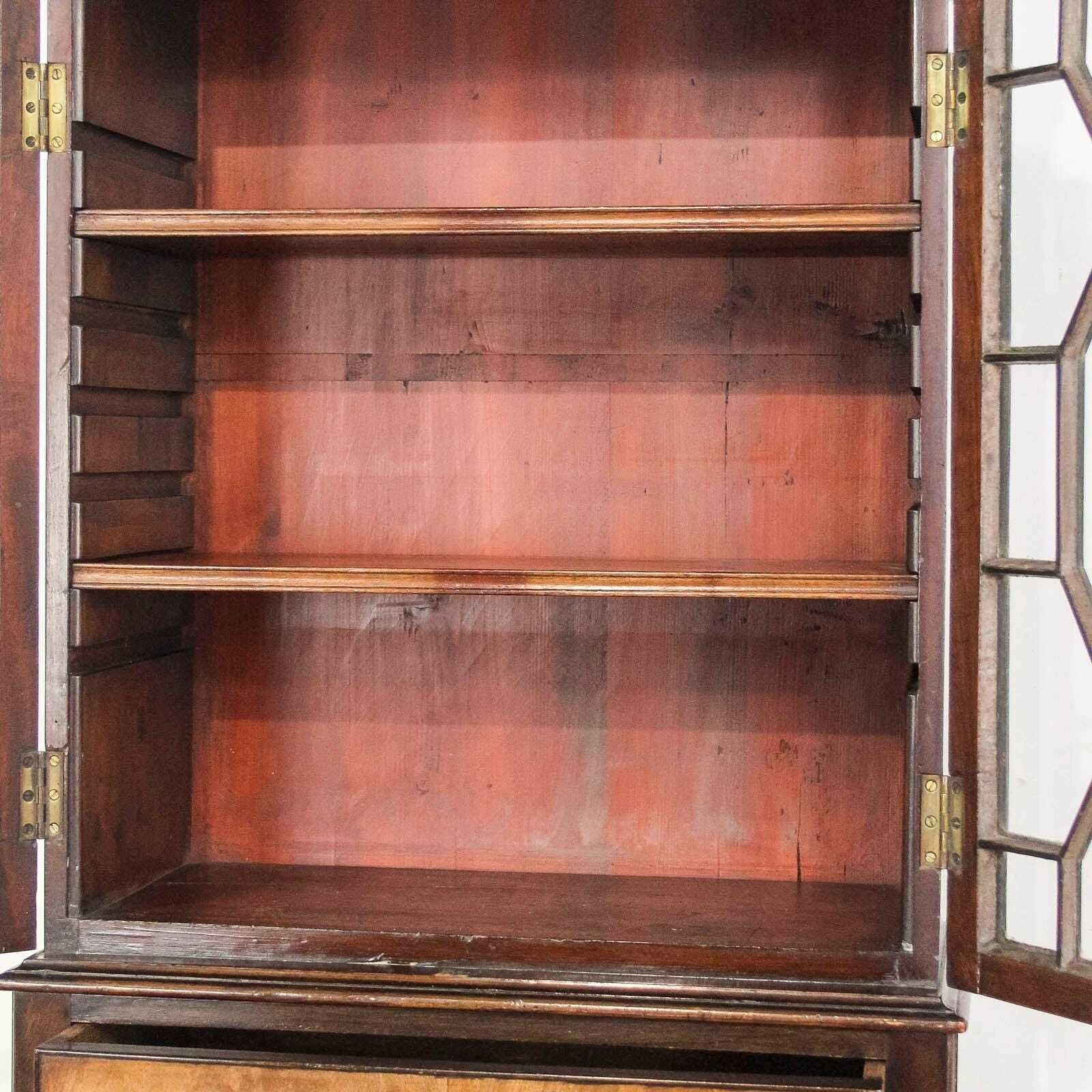 photo for sale Small Antique Glazed Display Cabinet | Antiques | Antique Cabinet | Antique Storage | Display Cabinet (M 6472)