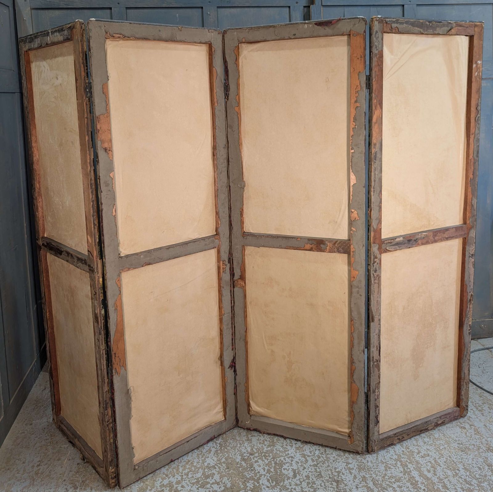 Colourful & Poignant Victorian Scrap Screen photo for sale