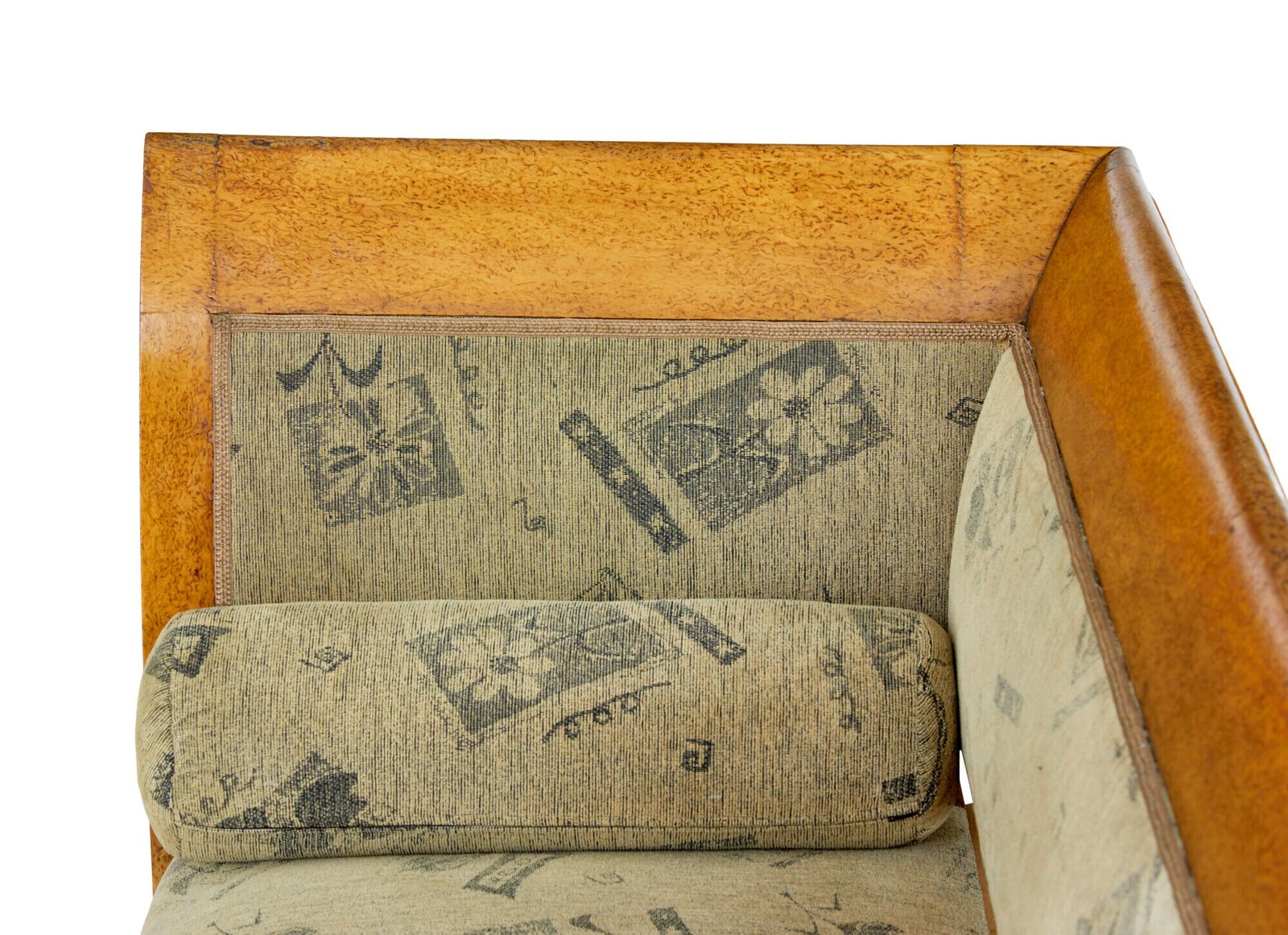 Swedish 19th Century 7 Piece Burr Birch Living Room Suite photo furniture