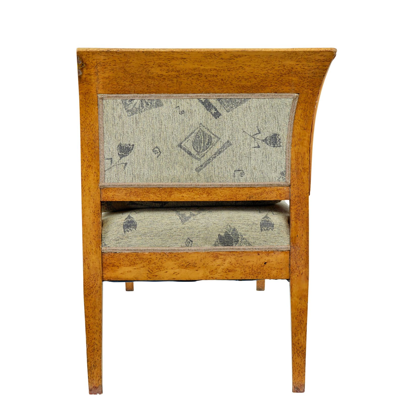Swedish 19th Century 7 Piece Burr Birch Living Room Suite photo Furniture