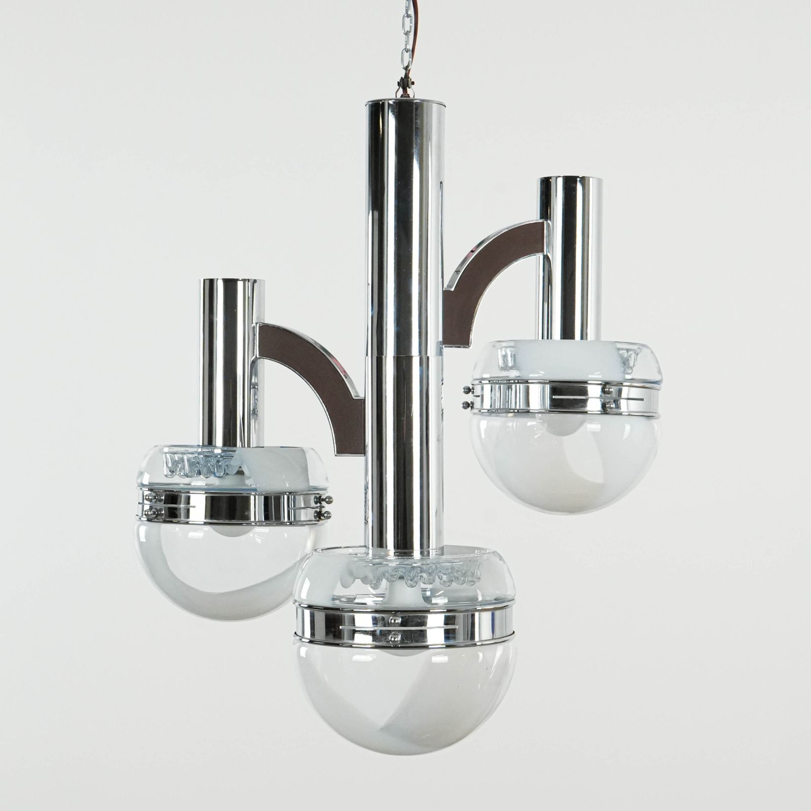 Space Age Chandelier, Murano Glass, 1970s, Made In Italy photo furniture