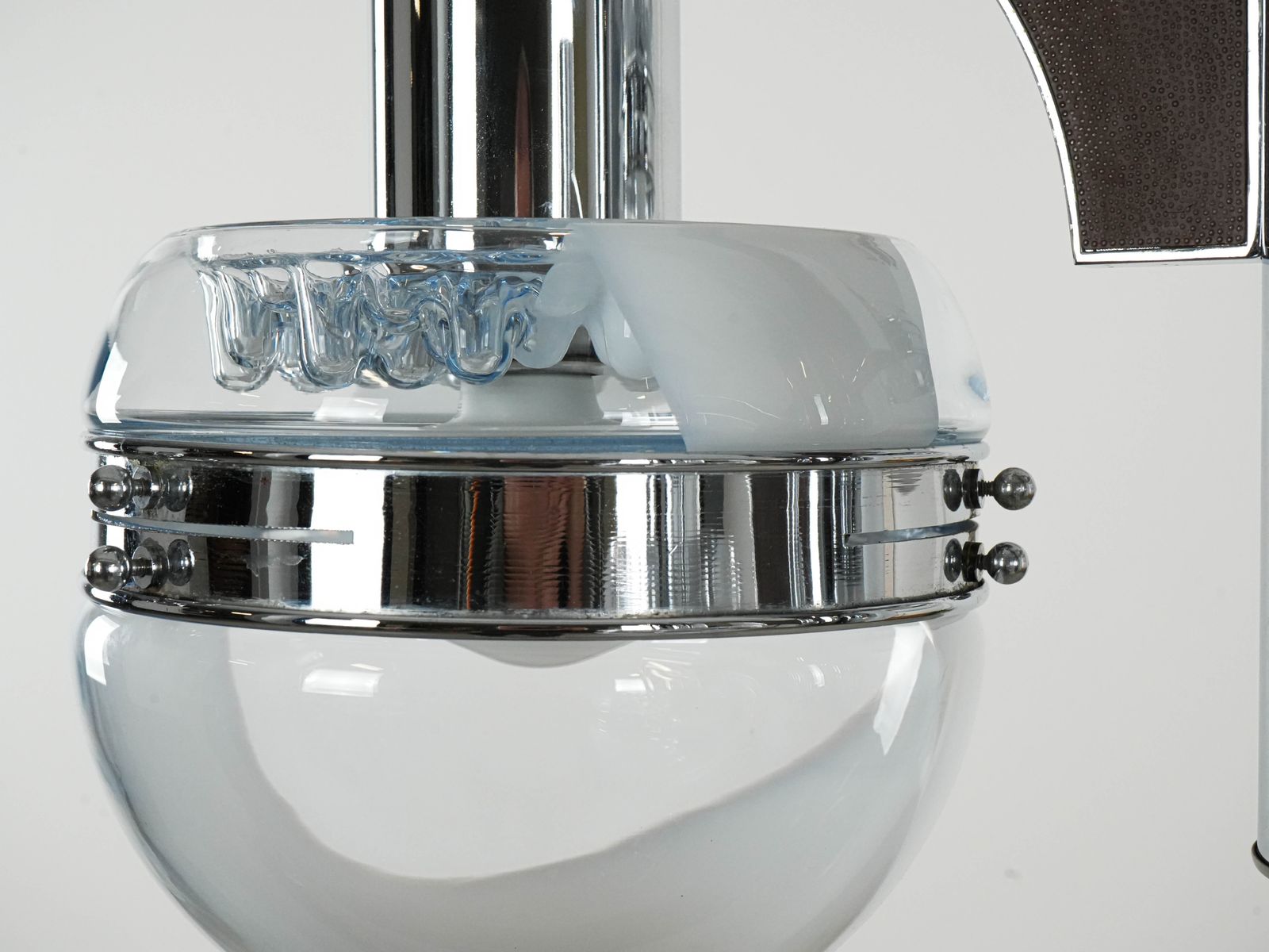 photo for sale Space Age Chandelier, Murano Glass, 1970s, Made In Italy
