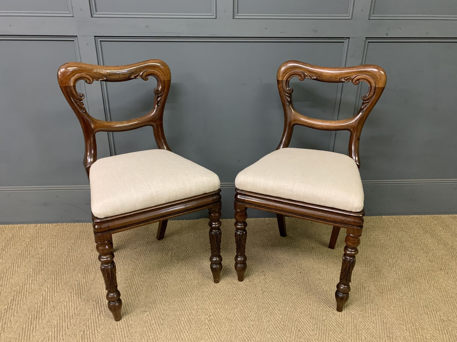 photo for sale Set Of 8 Early Victorian Rosewood Chairs