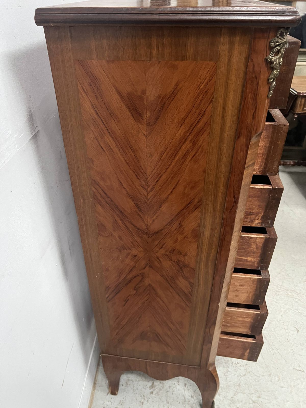 photo for sale Louis XV Style Seven Day Chest In Rosewood Veneer 20th Century