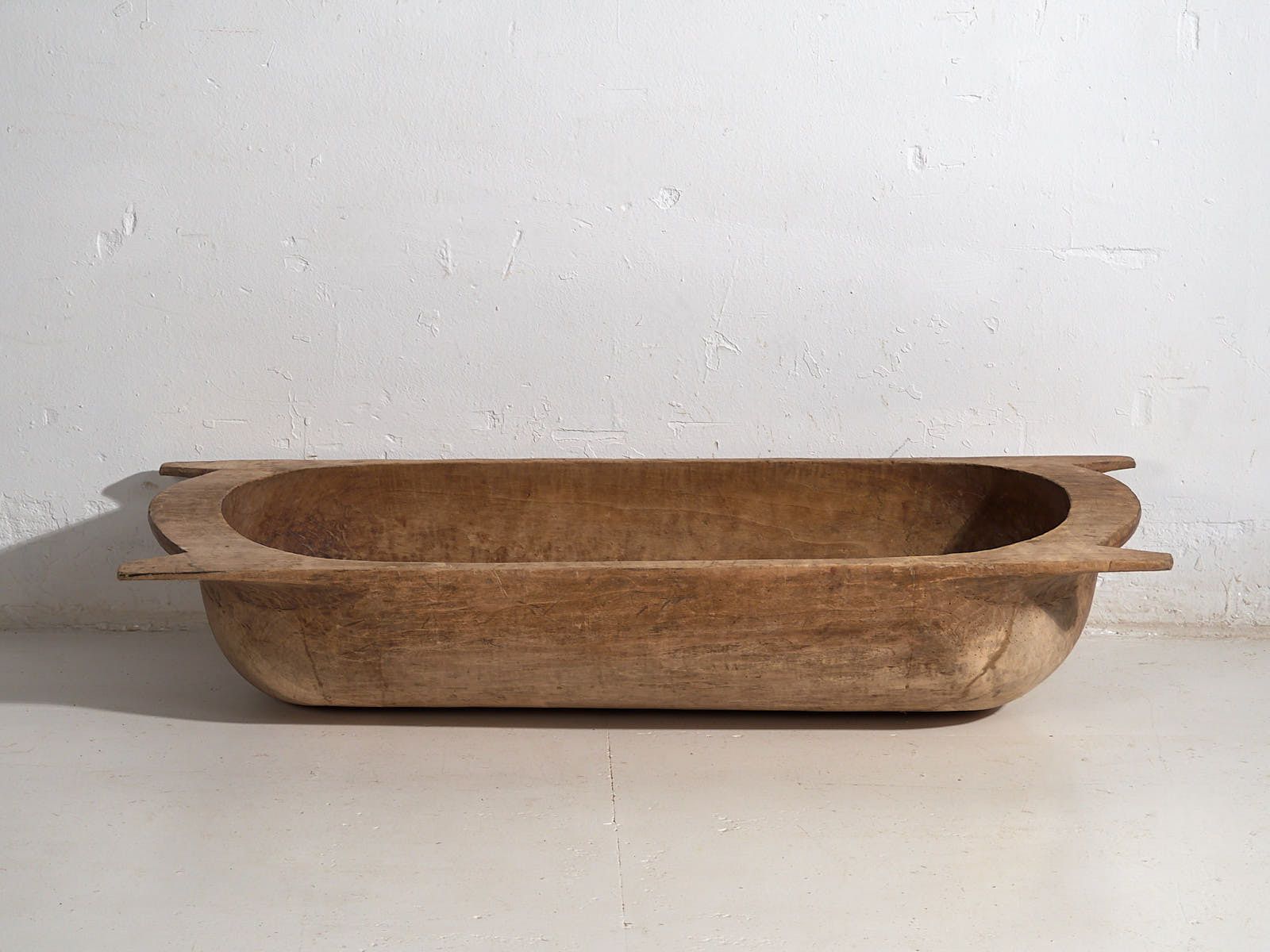 Antique Solid Wood Bowl (C.1900) #14 photo 385.0