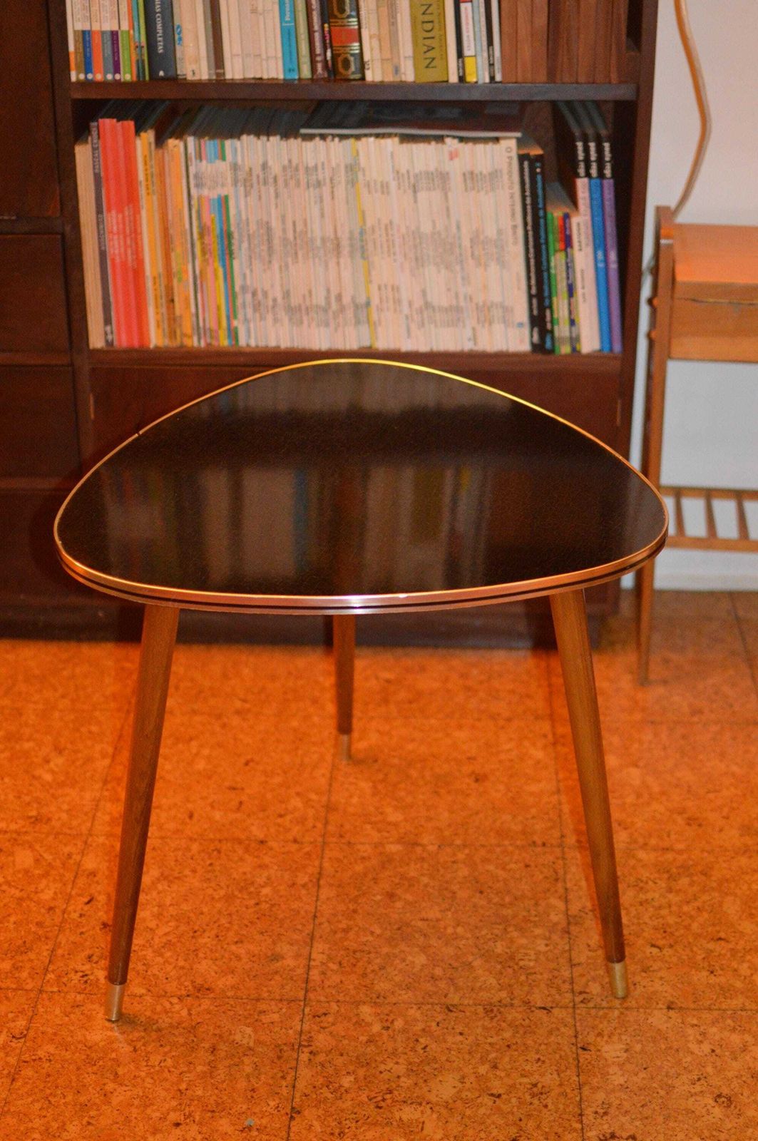 Vintage 50s Mid Century Nordic Modernist Rockabilly Desk Tripod Desk photo 221.0
