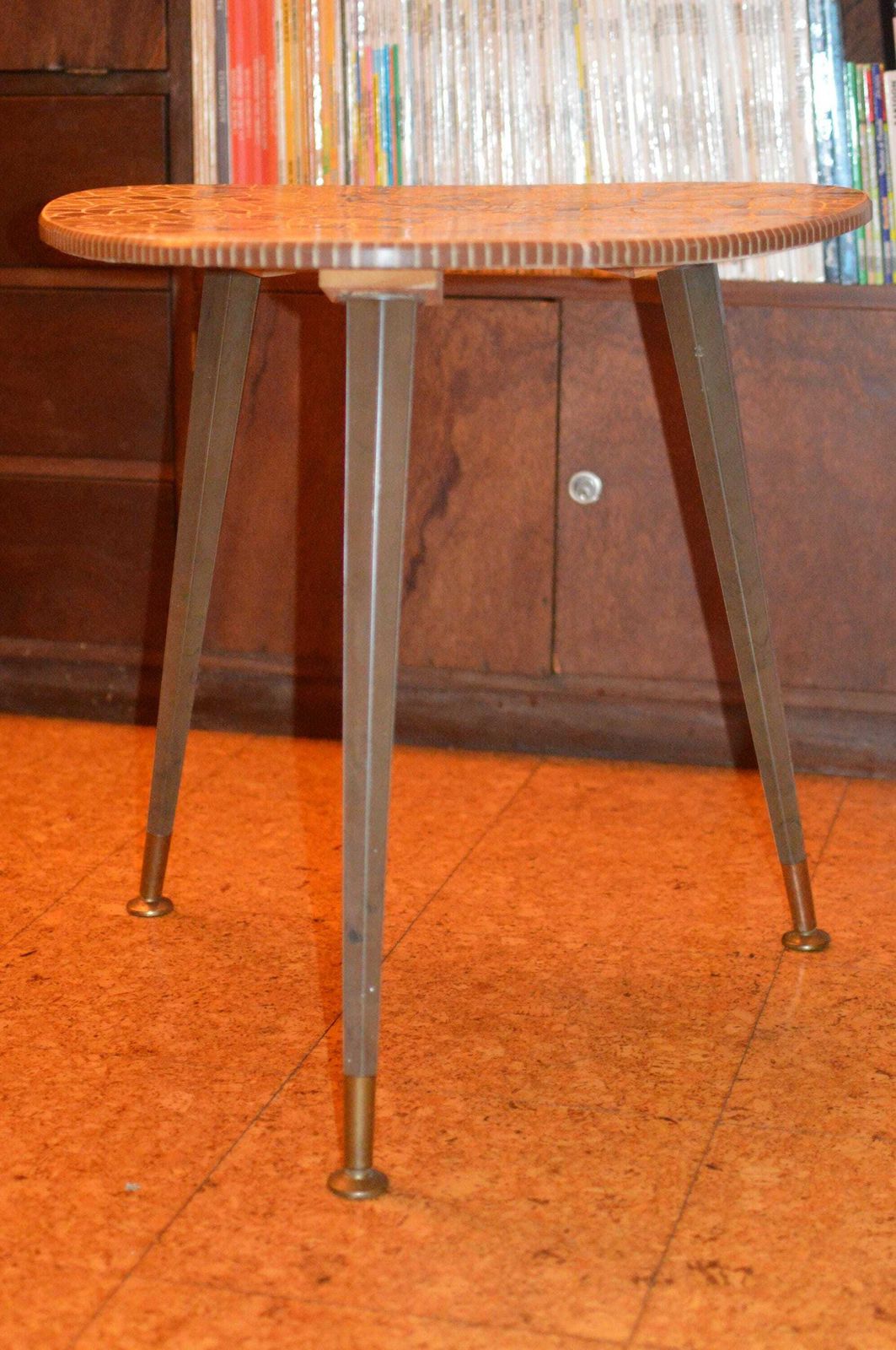 photo for sale Vintage 50s Mid Century Nordic Modernist Rockabilly Desk Tripod Desk