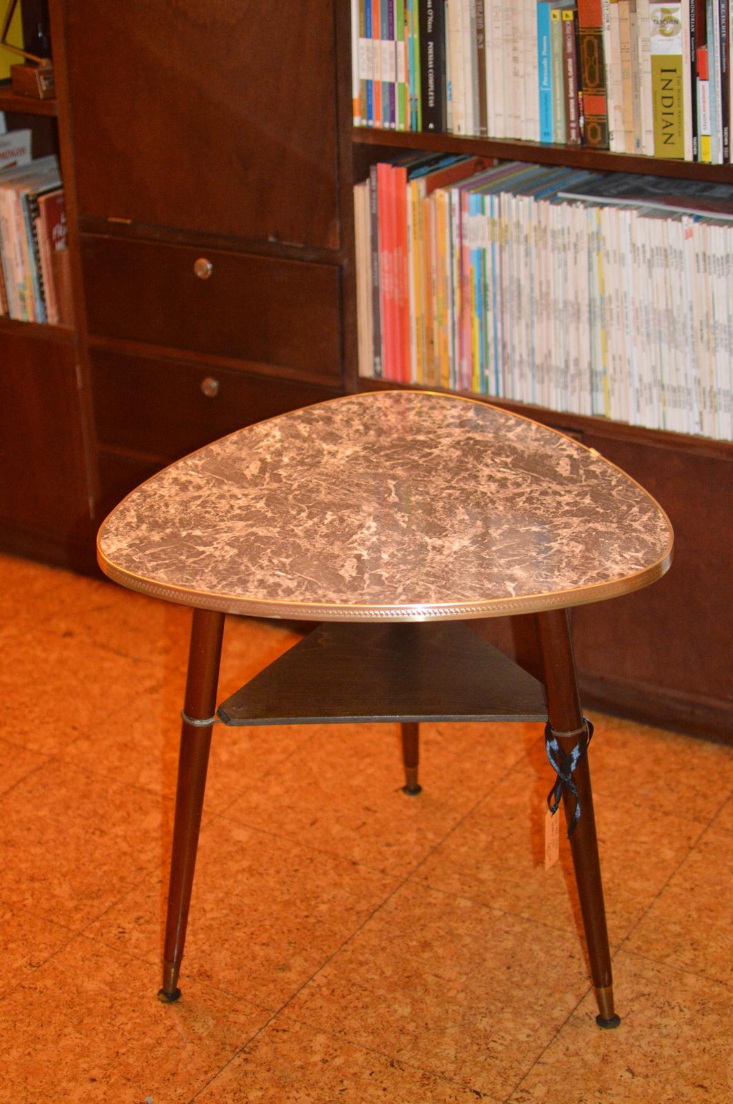 Vintage 50s Mid Century Nordic Modernist Rockabilly Desk Tripod Desk photo vintage
