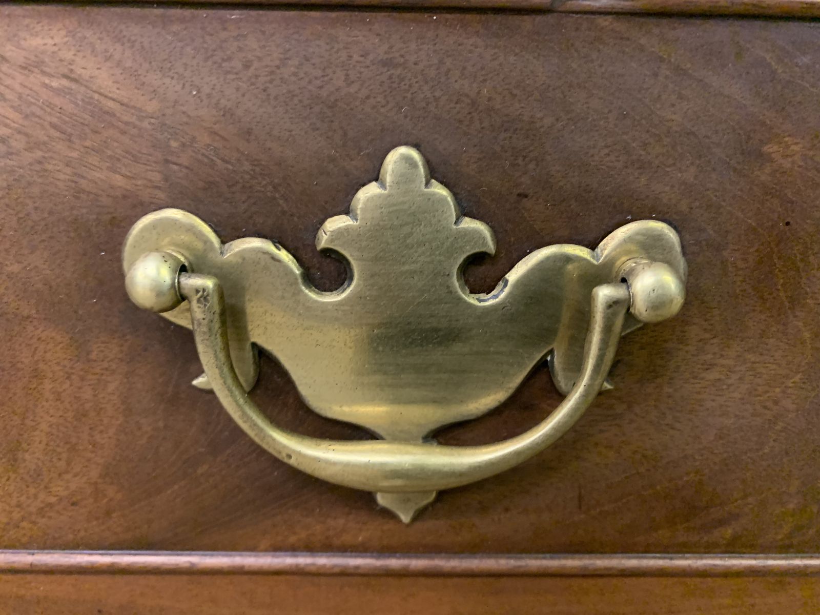 photo for sale Rare Georgian Mahogany Bachelors Chest With Writing Drawer