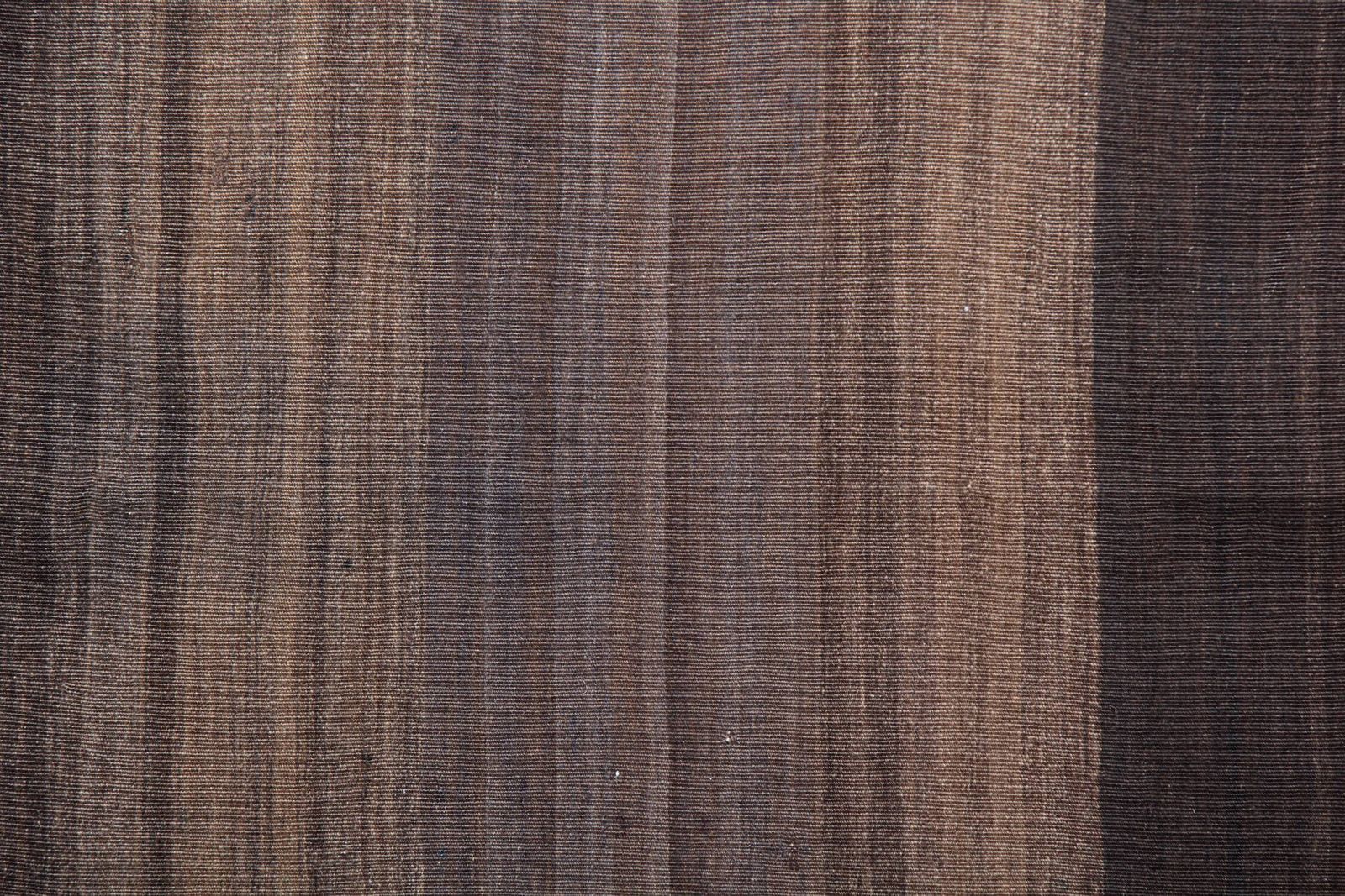 Tribal Kilim Rug, Earthy Brown Tones, Flat Woven Wool, 157 X 89 Cm photo 2421.0