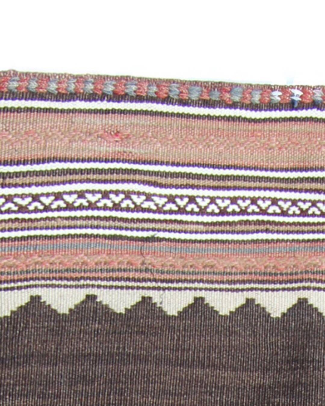 photo furniture Tribal Kilim Rug, Earthy Brown Tones, Flat Woven Wool, 157 X 89 Cm