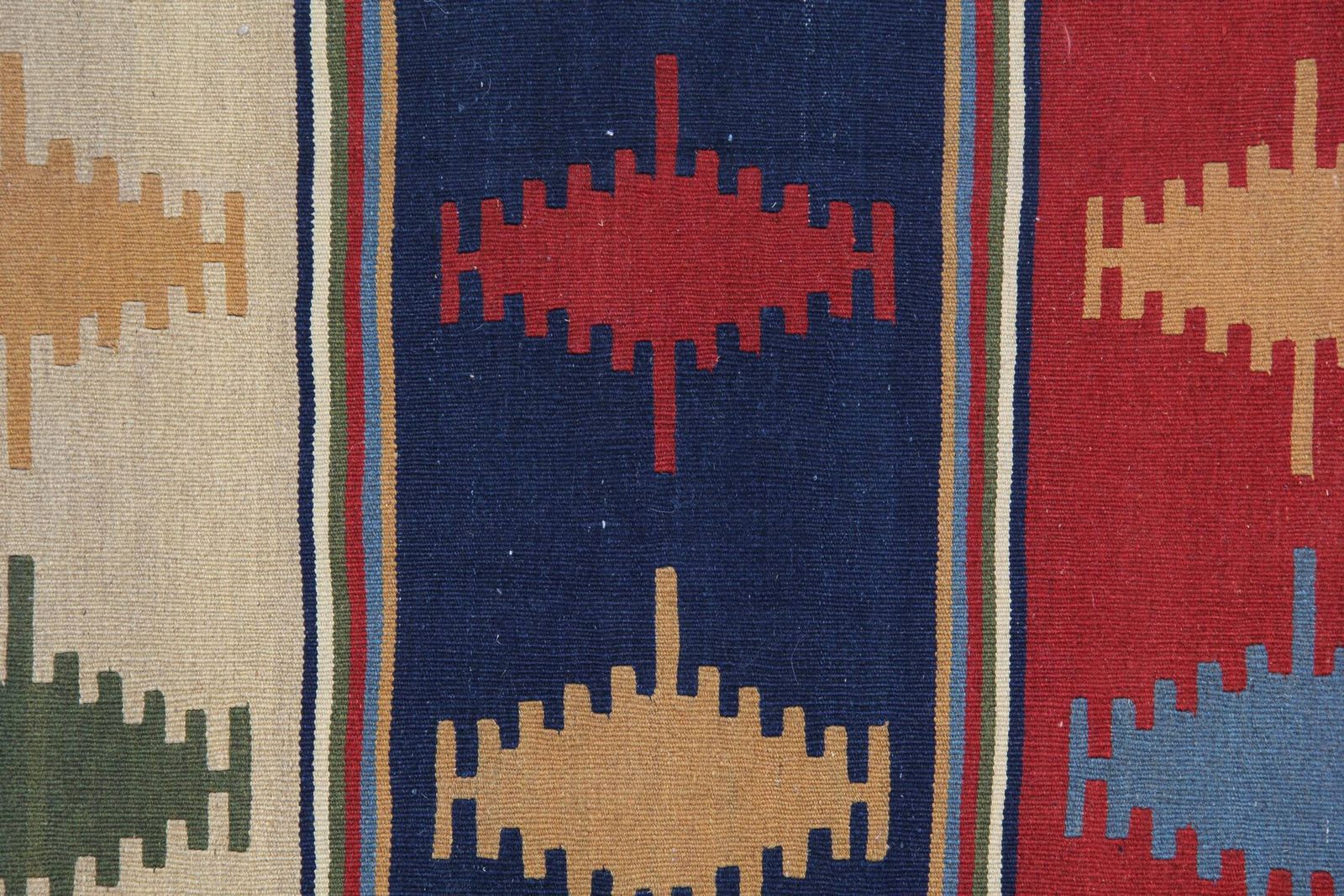Vintage Qashqai Kilim Hallway Runner Rug, 293 X 211 Cm photo 2421.0