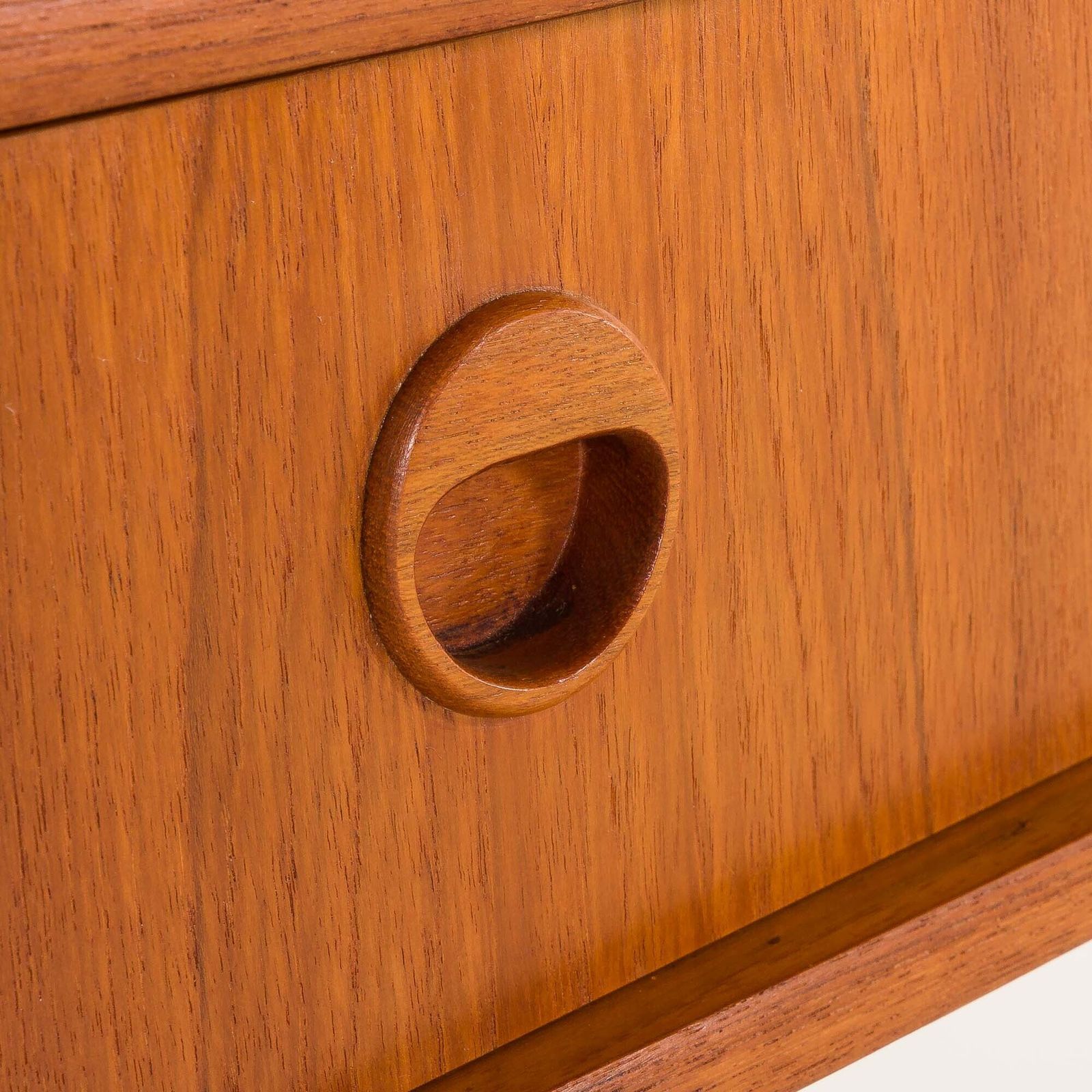 photo for sale Scandinavian Mid Century Teak Mirror With A Console, 1960s