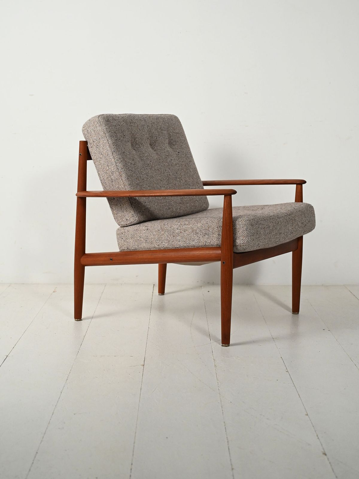 Danish Fd118 Armchair By Grete Jalk For France & Søn, 1960s photo for sale