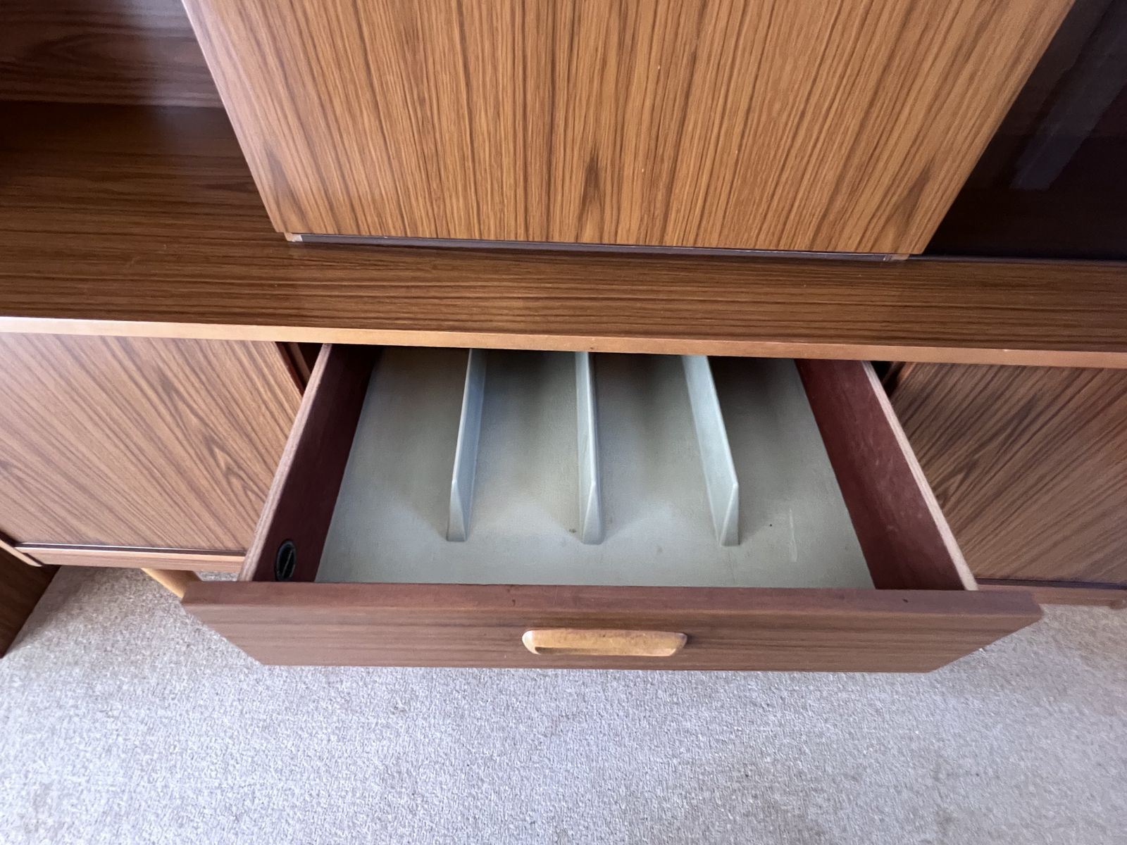 Mid Century Schreiber Teak Effect Sideboard, Scandi Style