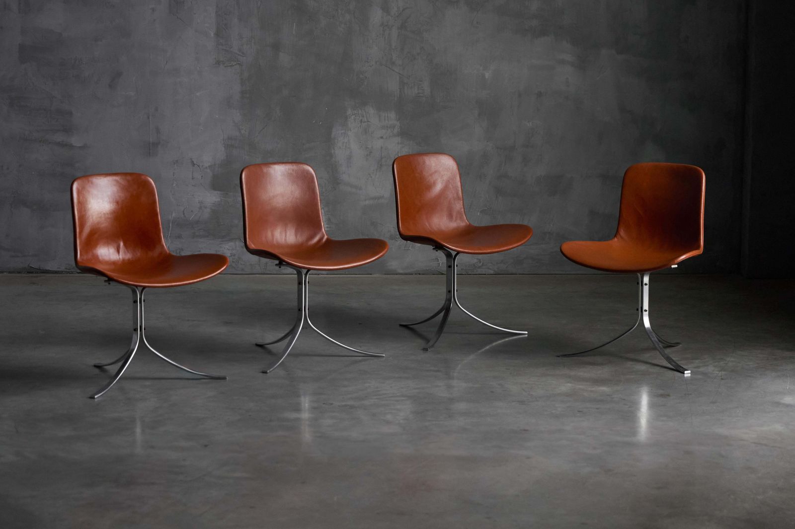 Pk9 Dining Chairs By Poul Kjærholm For E. Kold Christensen, Denmark, 1960s photo vinterior
