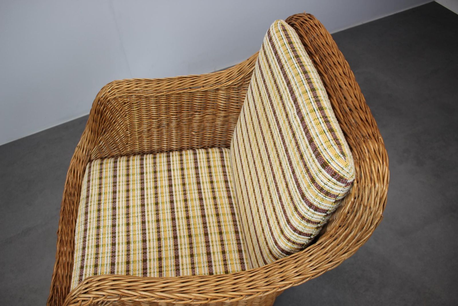 1970s Rattan Armchair By Uluv, Czechoslovakia photo vinterior