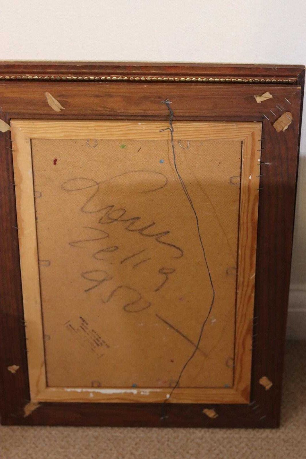 photo buy Original Mid Century Swedish Oil On Panel – “Afton Skåne” By Louis Zelig – Signed & Framed – 53 × 43 Cm (20.9" × 16.9")