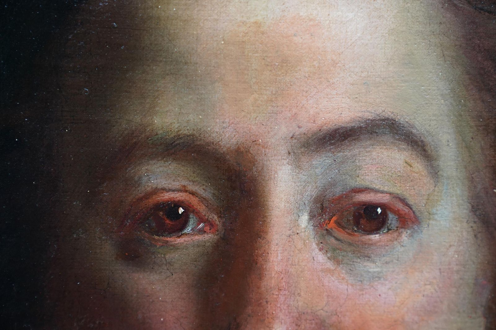 Self Portrait Of Artist   French 18th Century Art Old Master Oil Paintingcirca 1720 photo vinterior