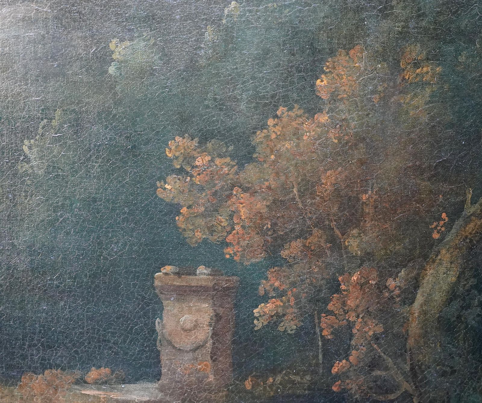 Lovers In Landscape   British 18th Century Old Master Pastoral Art Oil Paintingcirca 1750 photo vinterior