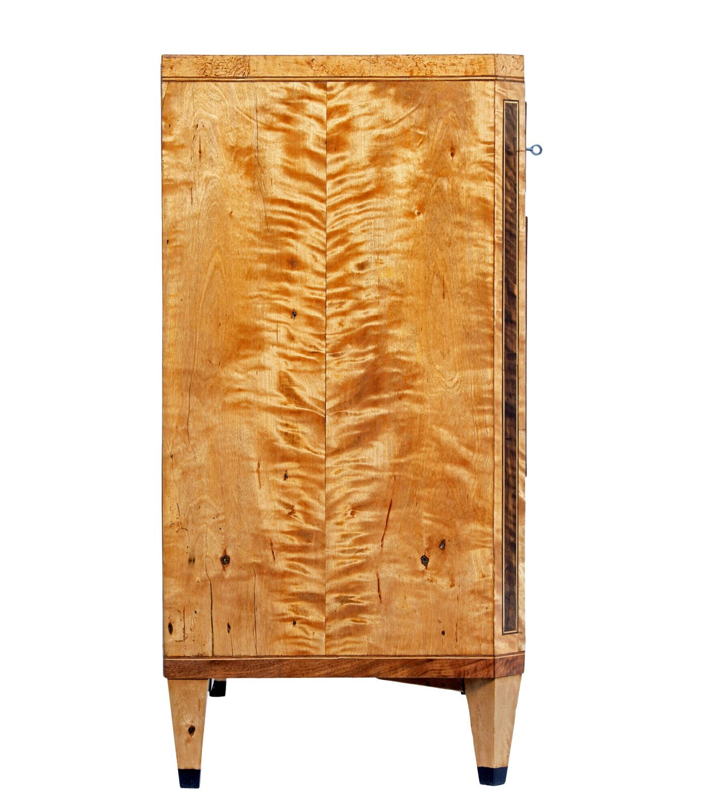 Swedish Biedermeier 19th Century Inlaid Birch Chest Of Drawers photo 2695.0