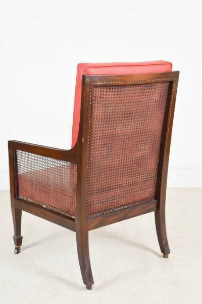 Late Victorian Bergere Library Chair photo vinterior