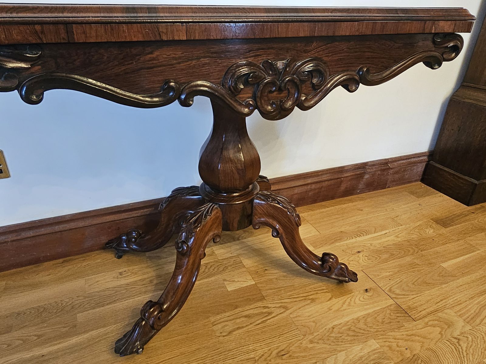 "James Phillips& Sons, Union Street, Bristol" Rosewood Card Table photo buy