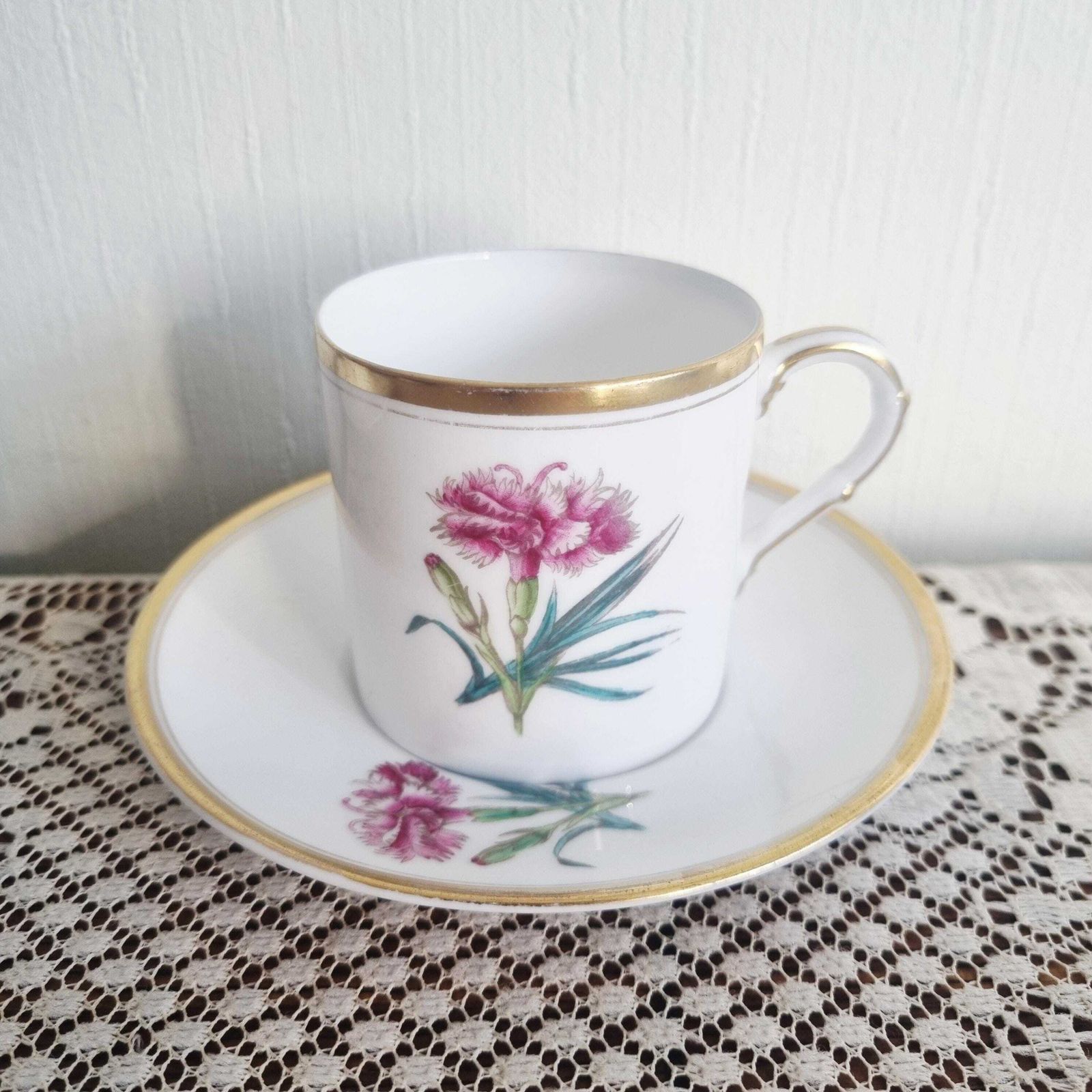 Set Of 5 Floral Coffee/Expresso Cups/Coffee Cans By Royal Worcester photo 50.0
