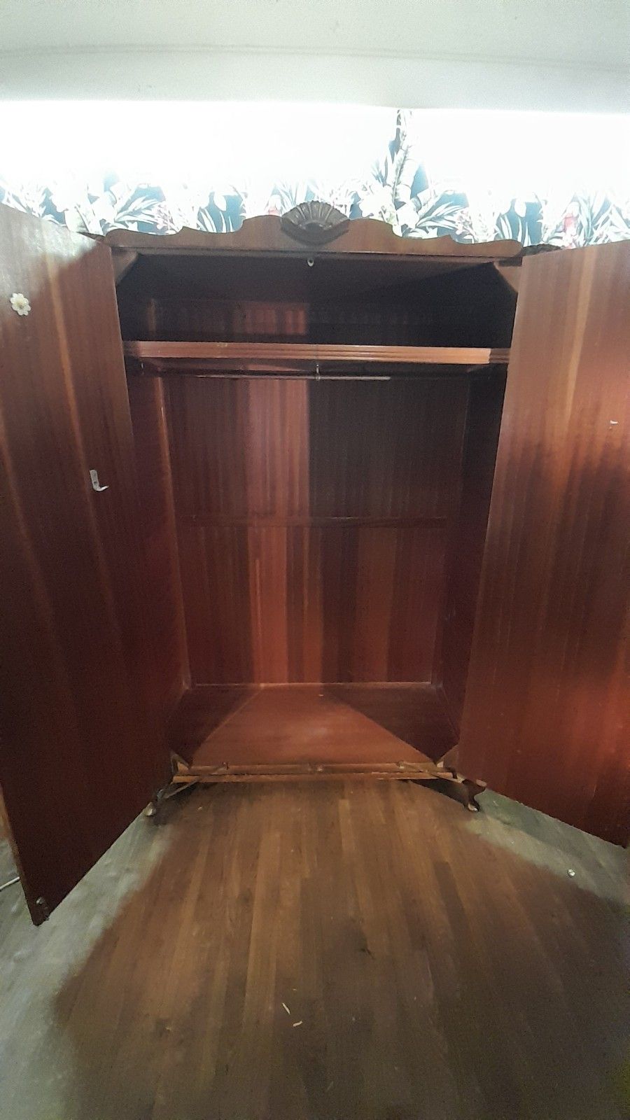 photo for sale 1930s Art Deco Burr Walnut Full Size Freestanding Wardrobe