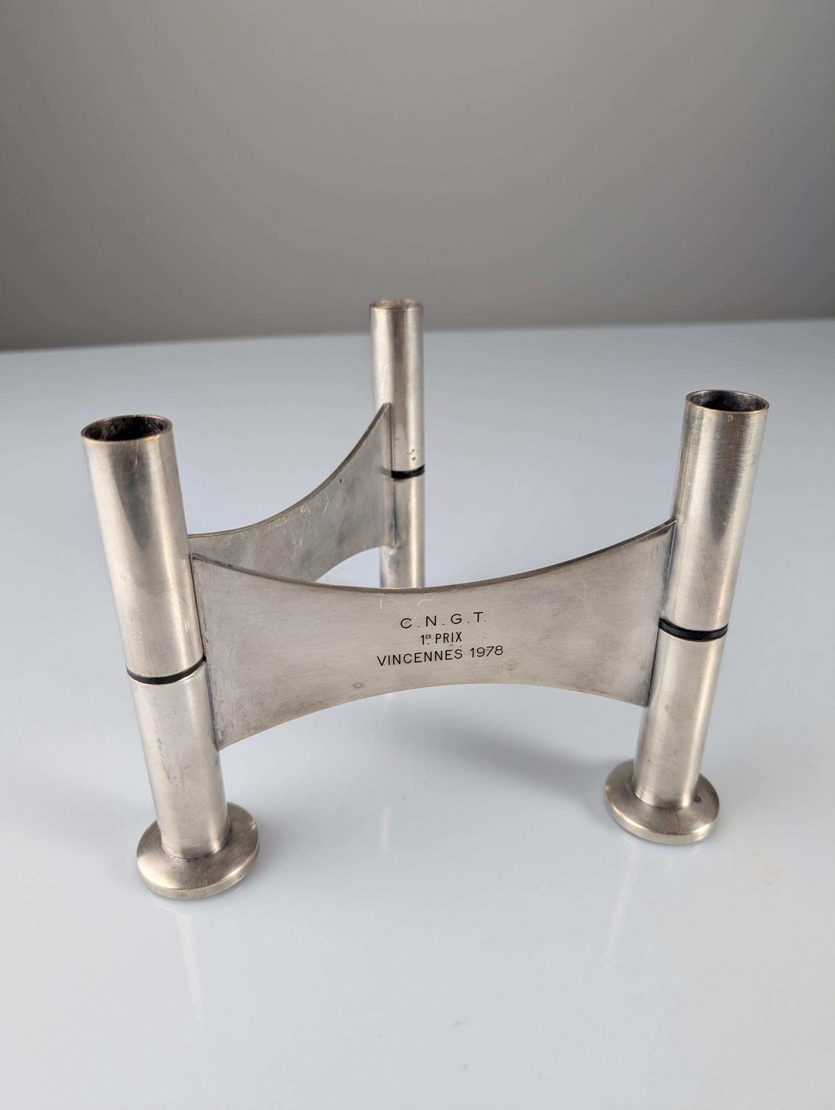 Candelabro De Roger Tallon Para Ravinet D'enfert, Premio Tenis Cngt 1978 photo furniture