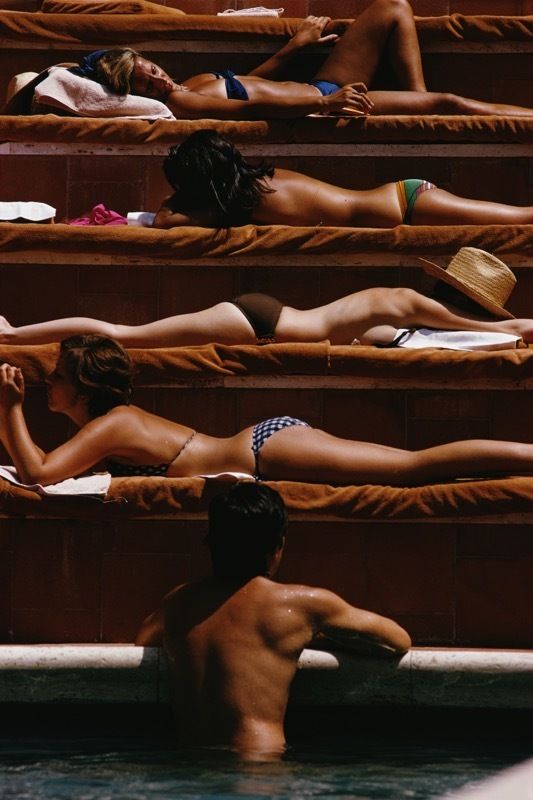 Slim Aarons 'Eye Of The Beholder' Framed White
