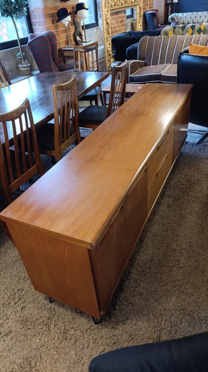 Meredew Mid Century Teak Sideboard — 1970s British Modernist Storage photo 795.0