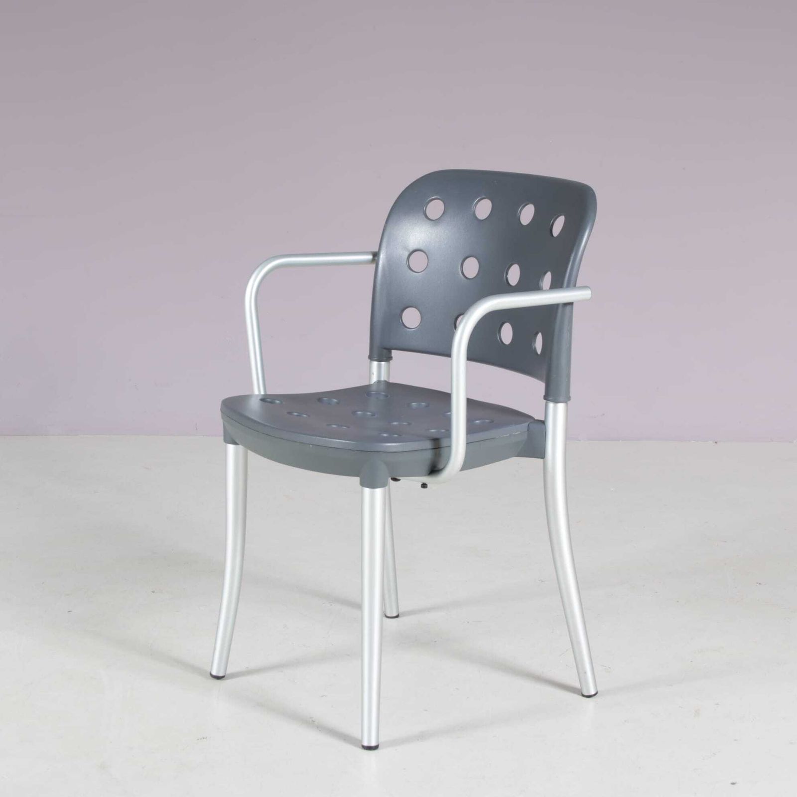 1980s Set Of 4 “Minni” Chais By Antonio Citterio For Halifax, Italy photo furniture