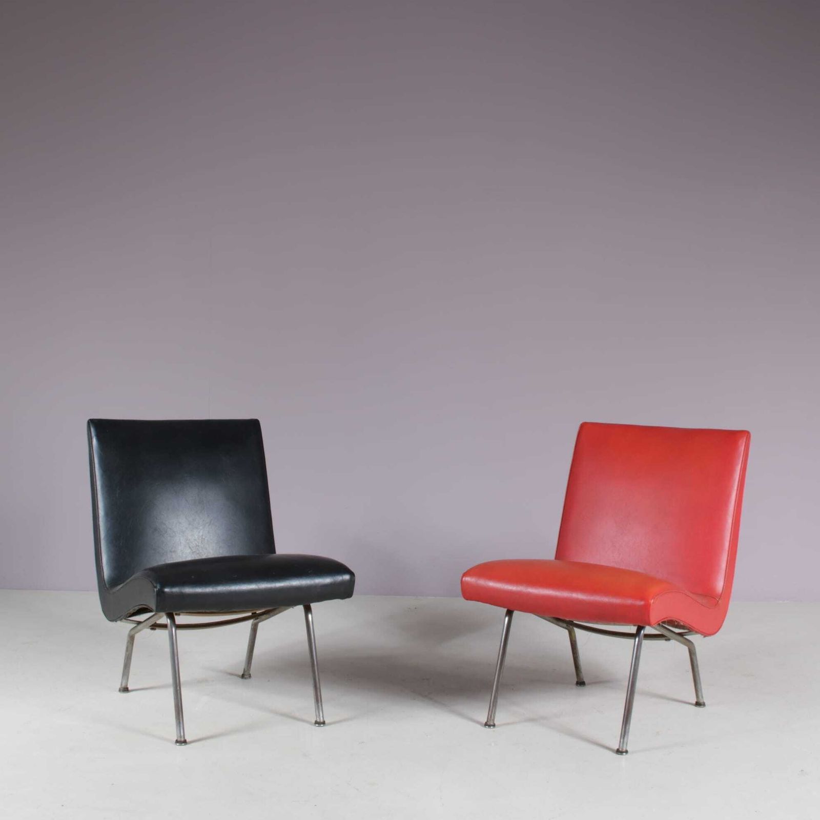 1947 Pair Of Walter Knoll “Vostra” Chairs For Knoll, Germany
