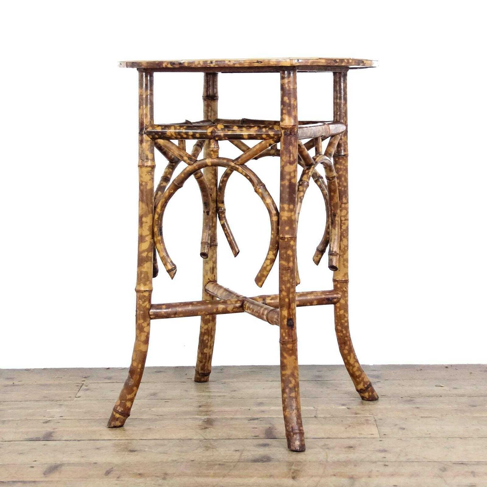 Early 20th Century Aesthetic Bamboo Side Table | Antique Furniture | Antique Side Cupboard | Bamboo Furniture | Bedside Table (M 6449) photo furniture