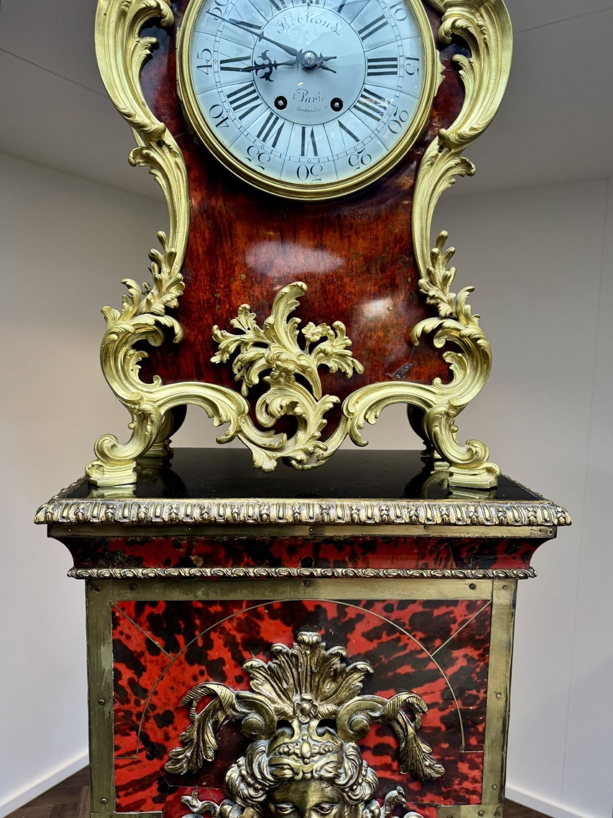 photo for sale Outstanding Quality Antique 19th Century French Boulle Bracket Clock And Accompanying Pedestal