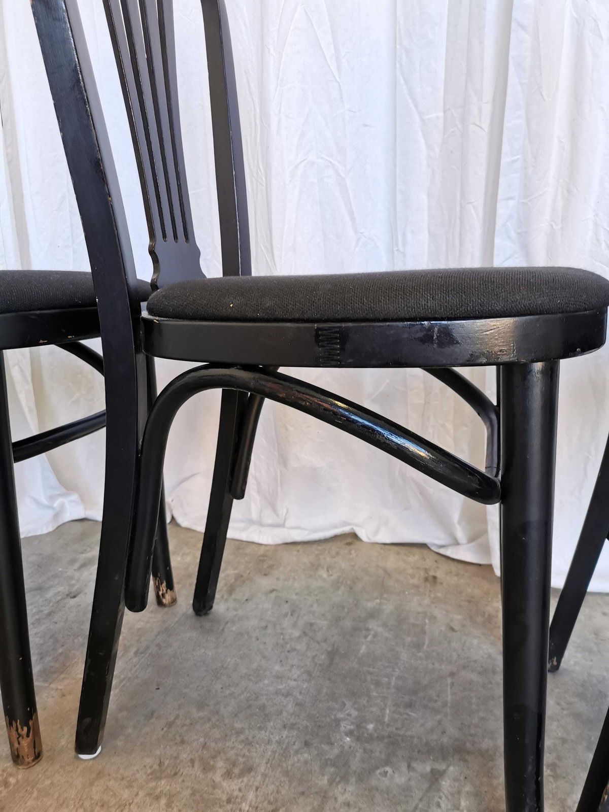 photo for sale 1 Of 11 Vintage Stol Kamnik Black Dining Chair: 1970s Yugoslavian Mid Century Modern