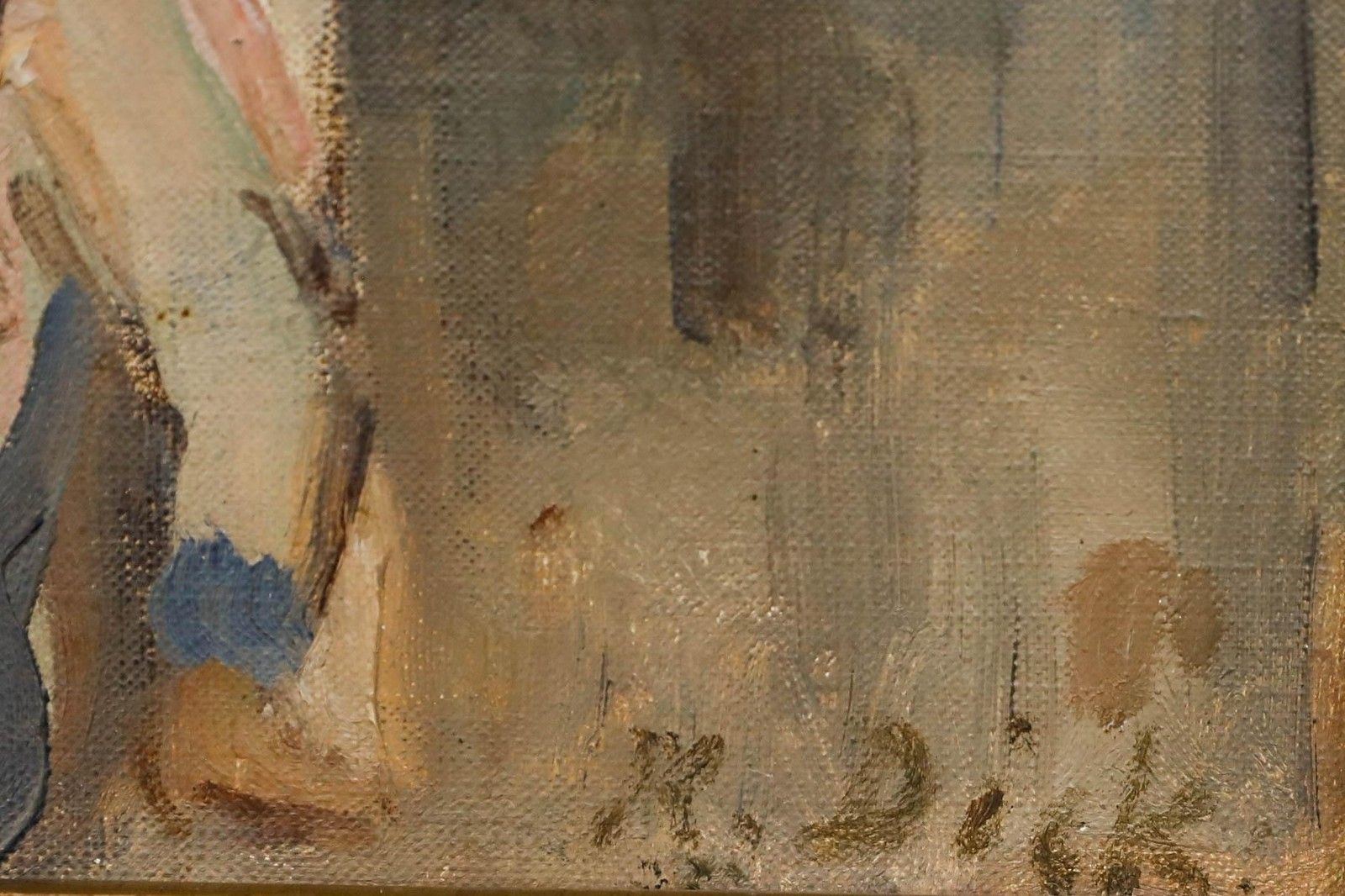 Karl Theophil Dick (1884 1967) Mid 20th Century Oil, Palestina photo vinterior