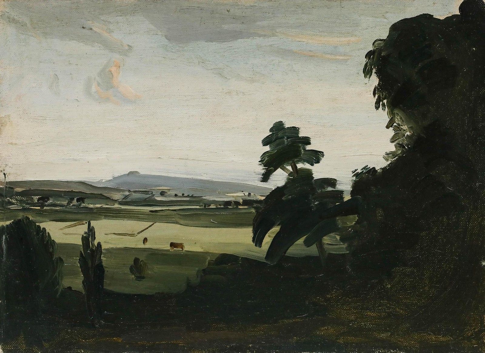 Attrib. Philip Hugh Padwick Roi Rba (1876 1958) Oil, As The Sun Rises photo furniture