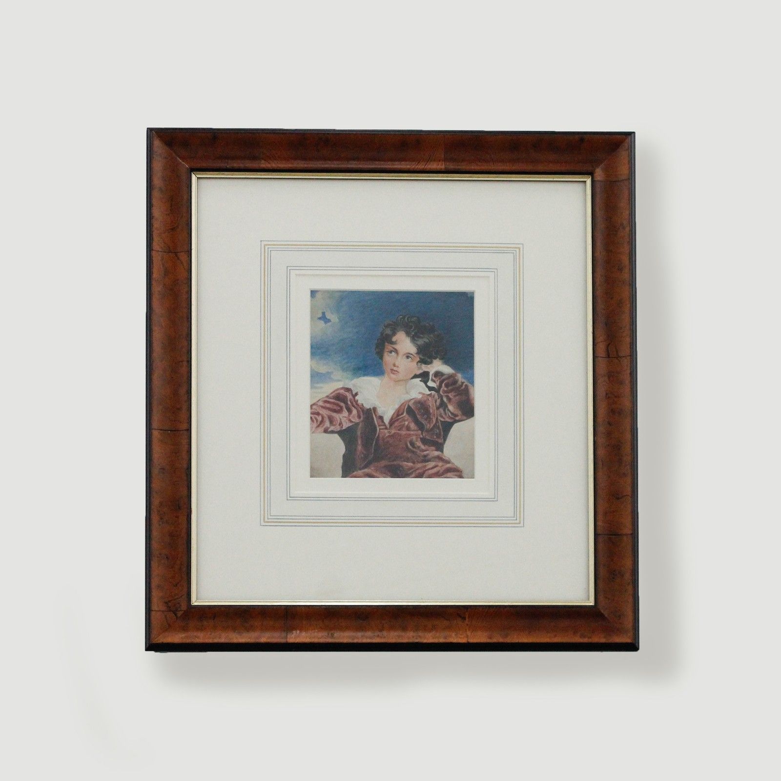 After Sir Thomas Lawrence Late 19th Century Watercolour, Red Boy photo vinterior