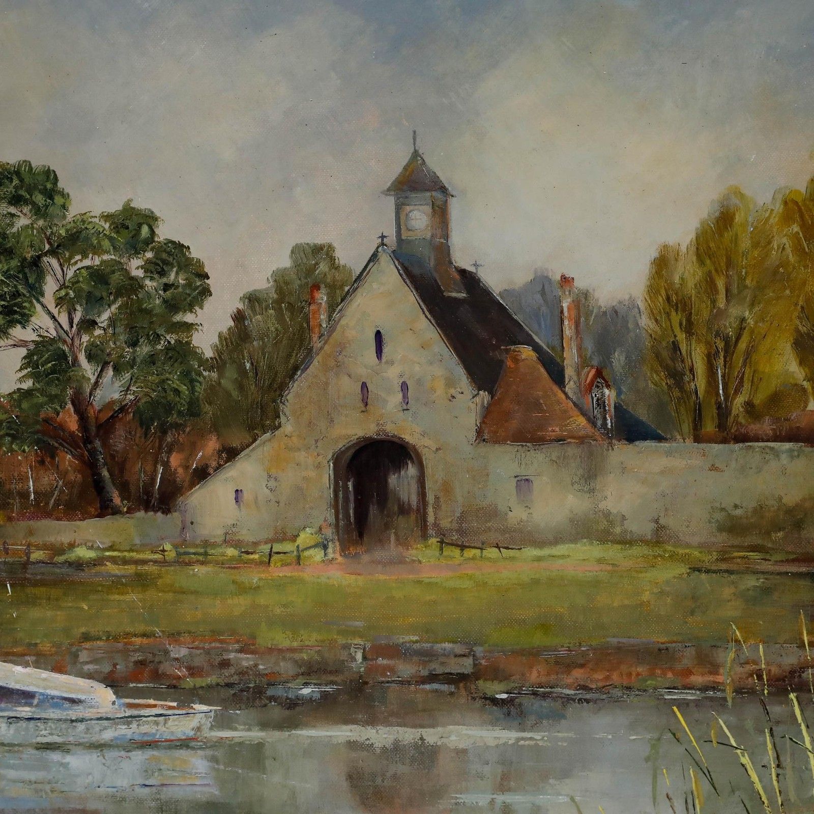 Jill White 20th Century Oil, A Day On The River photo 145.0