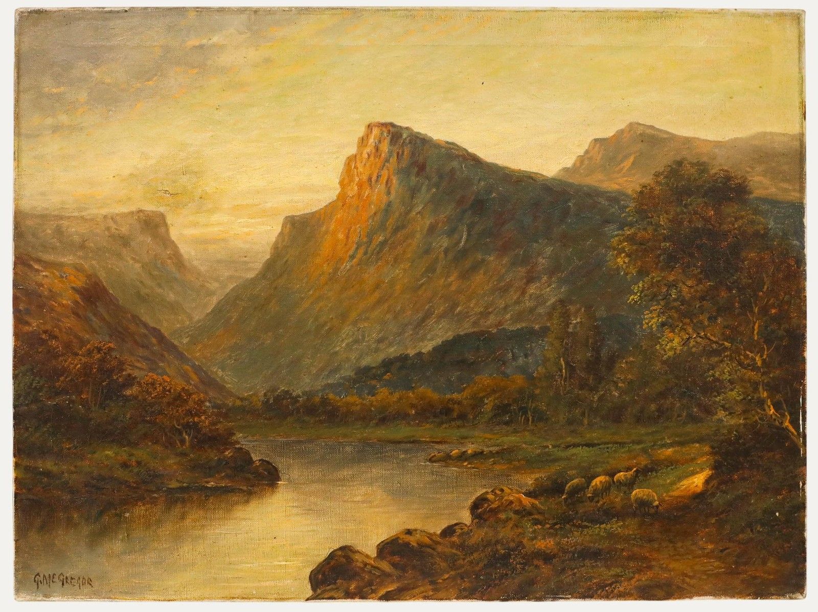 Francis E. Jamieson (1895 1950) Early 20th Century Oil, View From The Valley