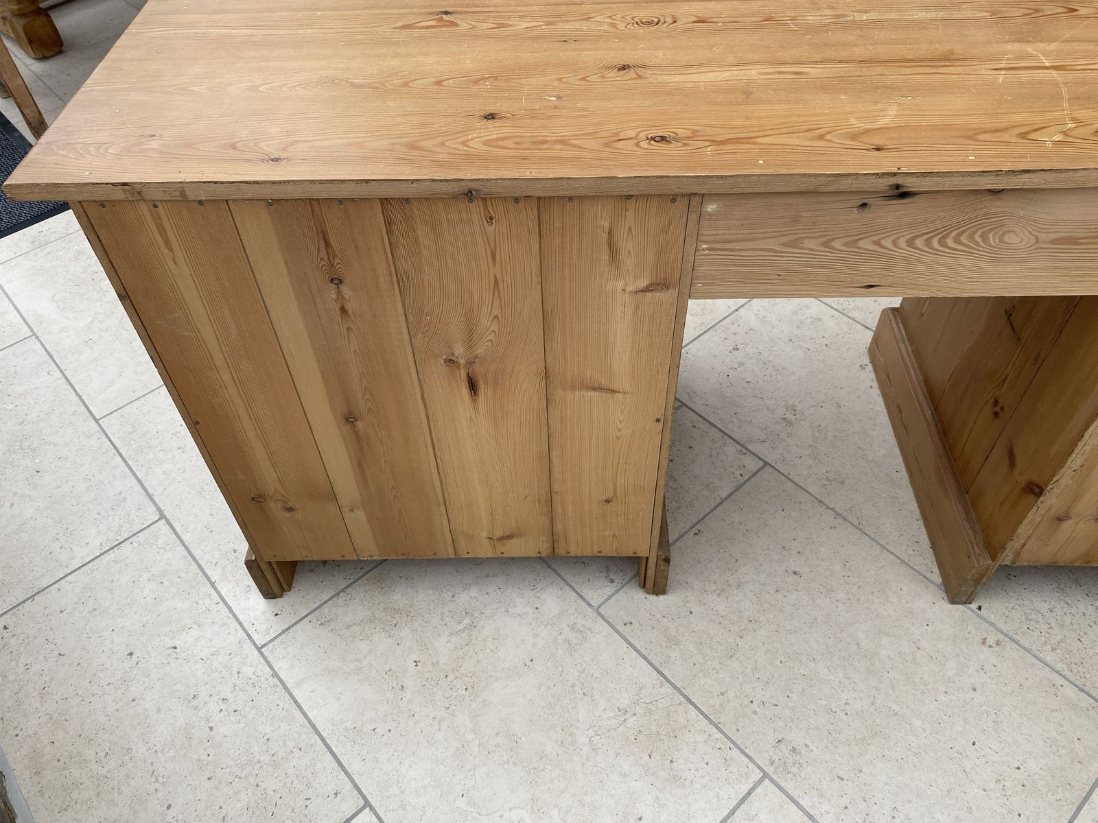 photo furniture Reduced.  Vintage Pine  Dresser/Desk  Handmade For Ourselves Over 50  Years Ago From Reclaimed Canadian Redwood Pine.