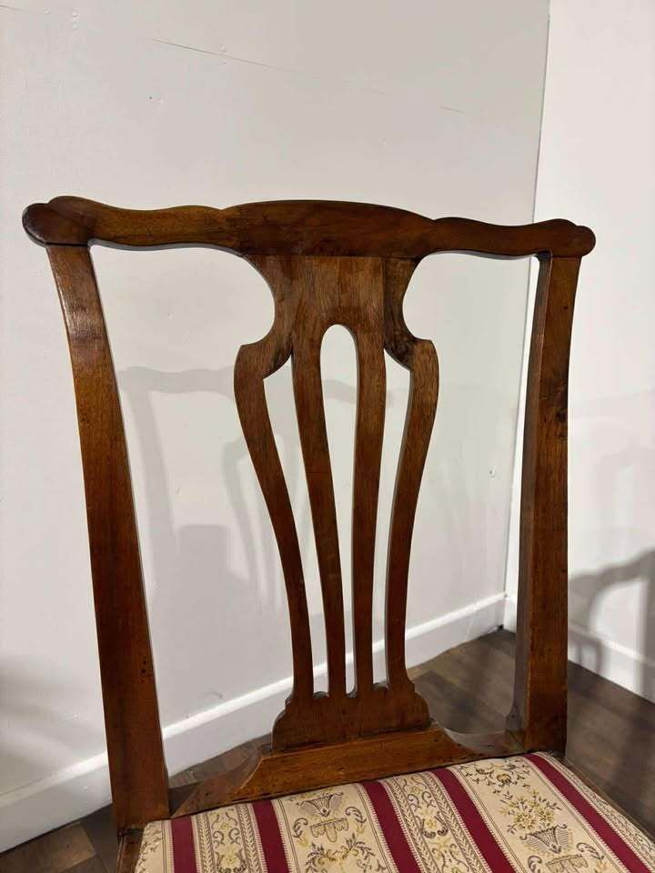 Pair Of Georgian Mahogany Side Chairs photo Furniture
