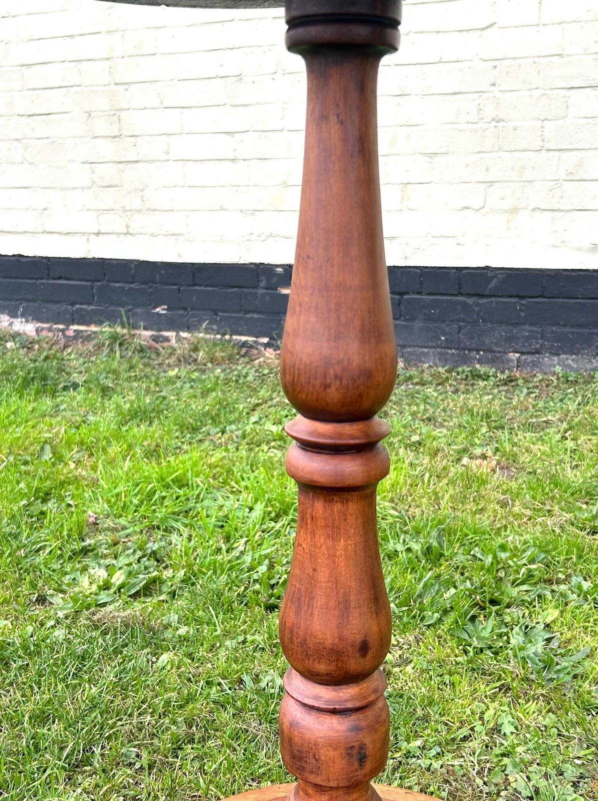 Victorian Mahogany Antique Side Table Vintage Wooden Arts And Crafts Hall Desk Industrial Occasional Wine photo buy