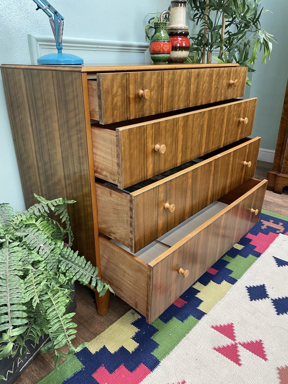 Stunning Mid Century Retro Teak Chest Of Drawers, Gplan Macintosh Danish Style photo 275.0