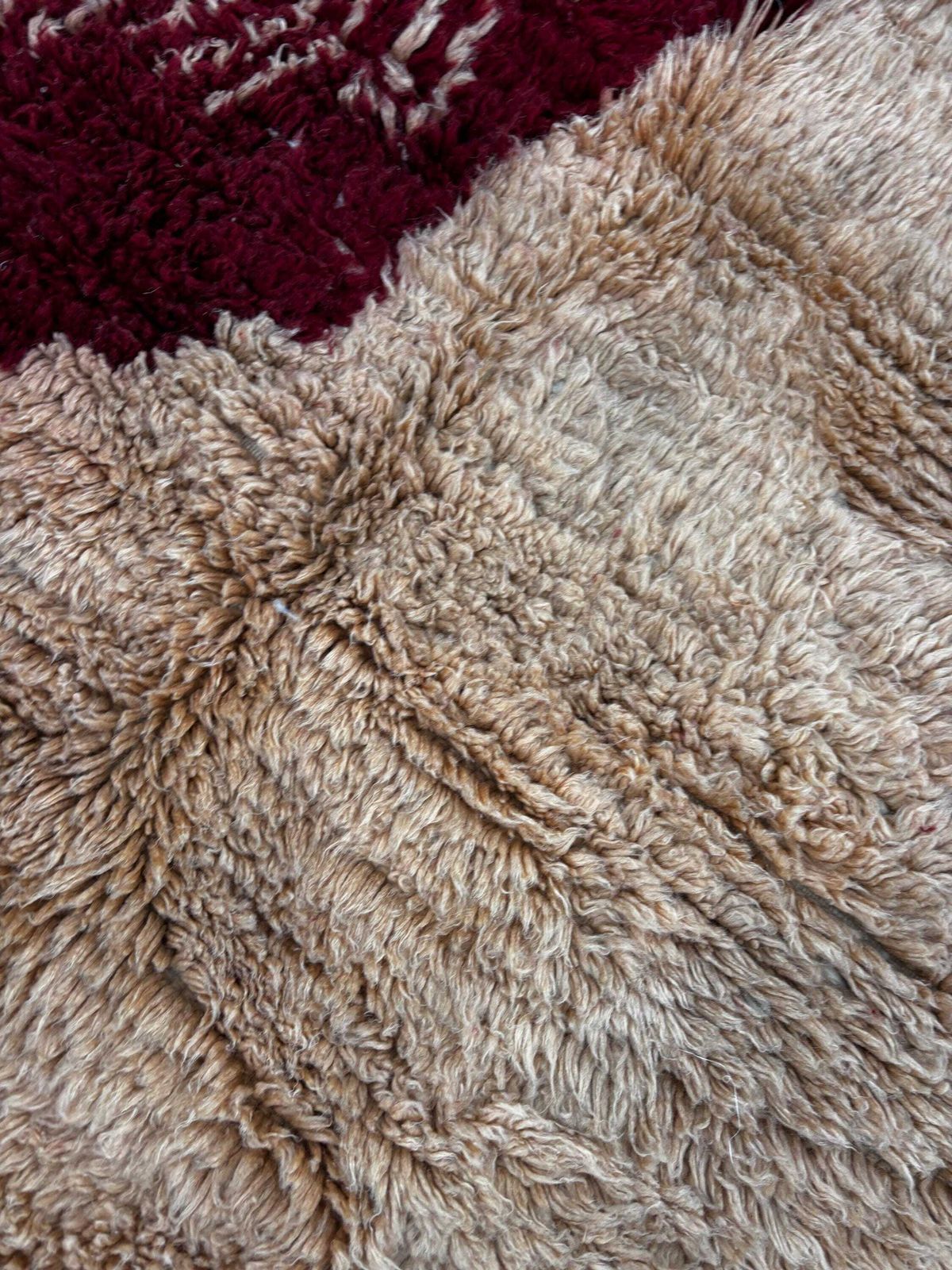 Modern Moroccan Mrirt Wool Rug 250x250 Cm – Abstract Handwoven Berber Carpet With Bold Colors Square Rug For Living Room photo vintage