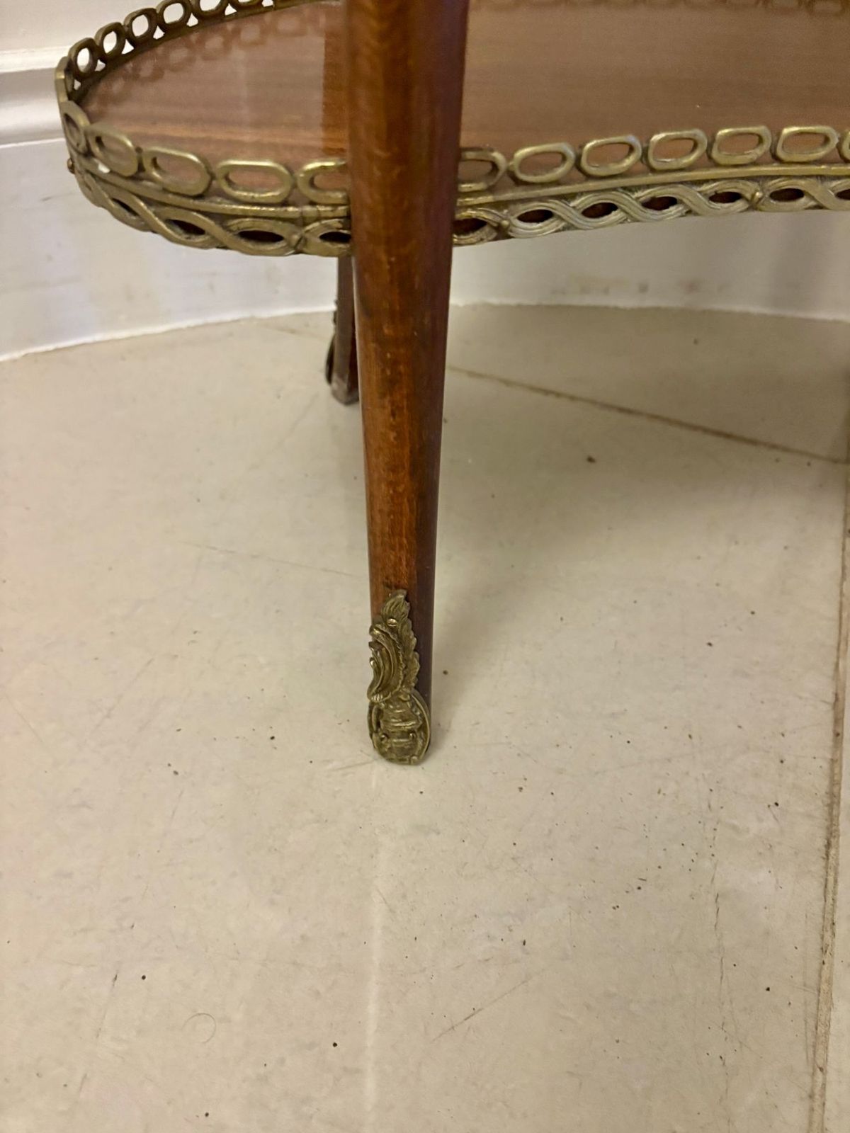 Antique French Quality Louis XV Style Kidney Shaped Side Table photo buy